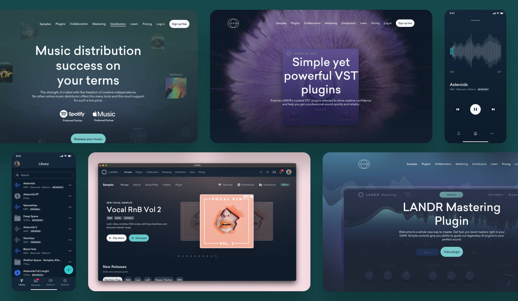 Meastro color palette preview