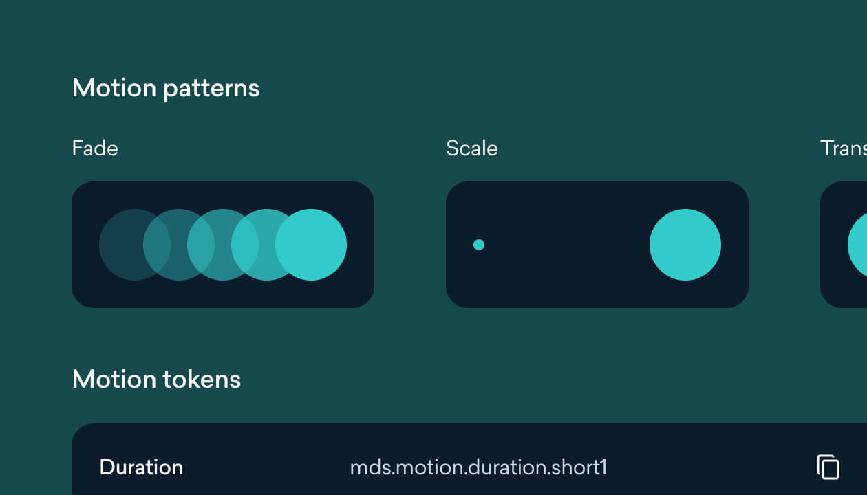 Maestro motion time scale